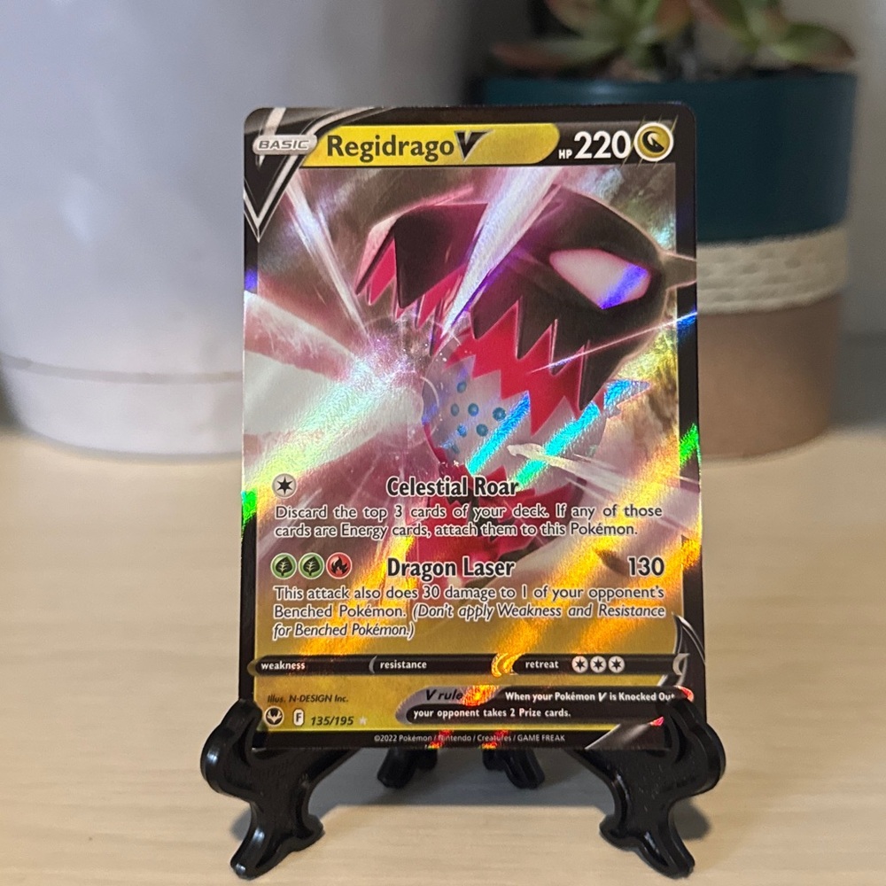 Pokémon ~ Regidrago V Card